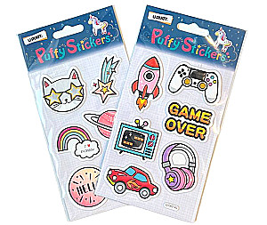 Hard Puffy Stickers (mix)