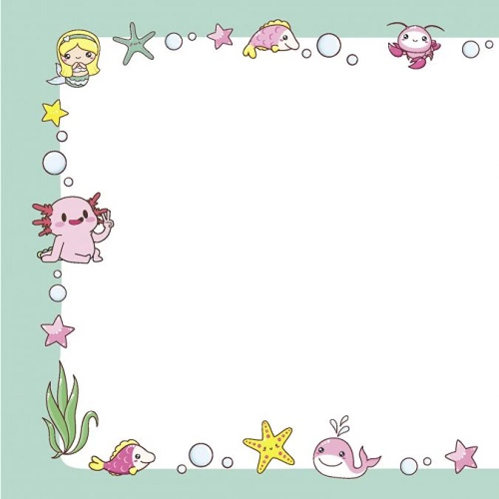 Kawaii Vibe Notebook (peach, bunnies)