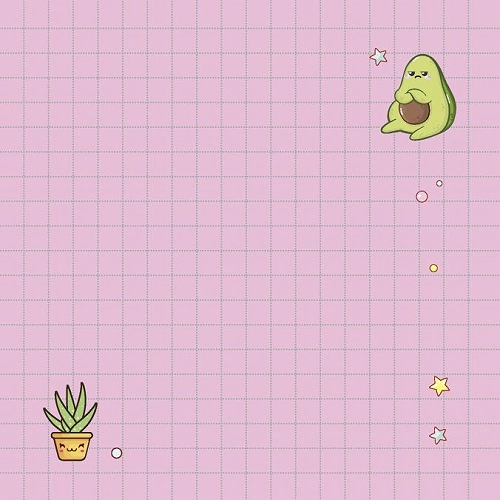 Kawaii Vibe Notebook (peach, bunnies)