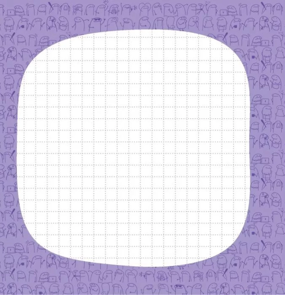 Notebook Working Moments. Purple Checkered