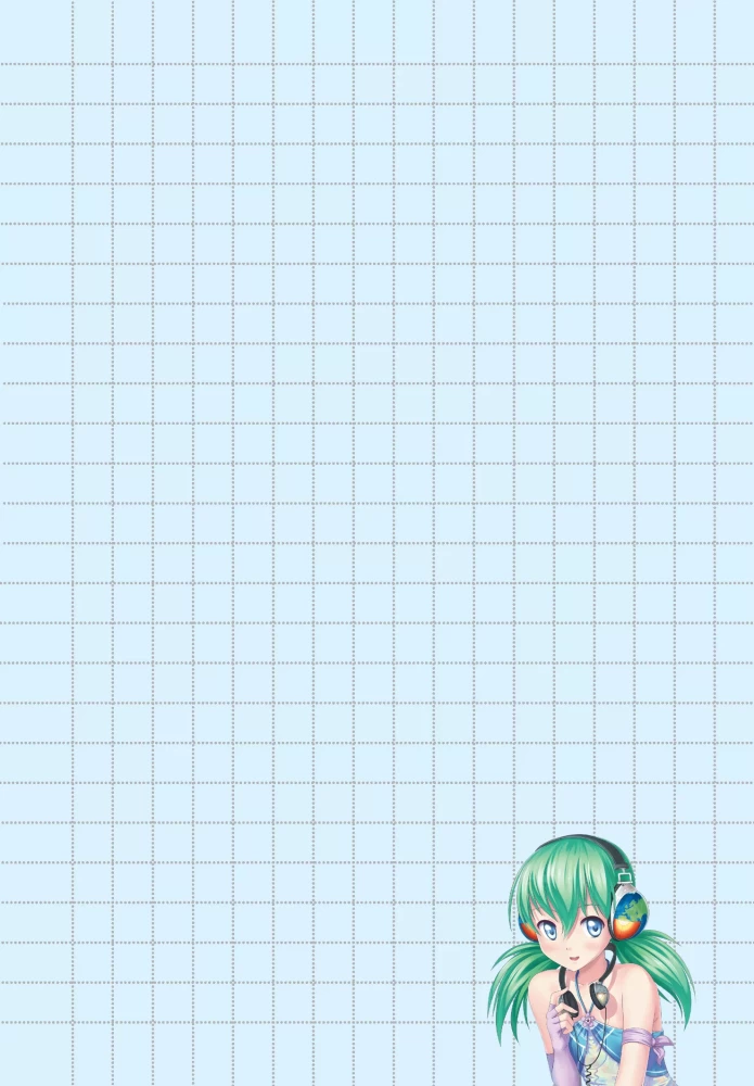 Anime Notebook. Magical World. Girl with Candles