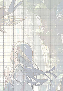 Anime Notepad. Magical World. Girl with Pink Hair