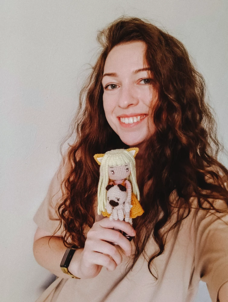 Yoko and the Seahorse. Anime Amigurumi with Schemes, Master Classes, and Video Tutorials for Beginners