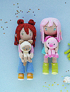 Yoko and the Seahorse. Anime Amigurumi with Schemes, Master Classes, and Video Tutorials for Beginners