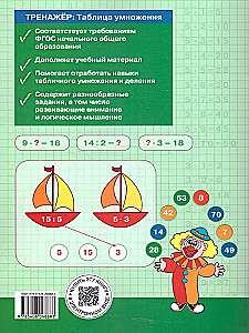 Trainer. Multiplication Table (2-3 Grades)