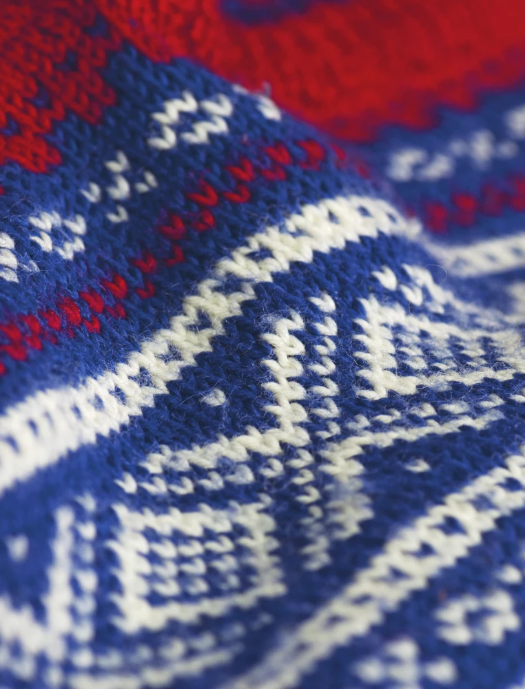 Cut Jacquard Knitting. Norwegian Motifs