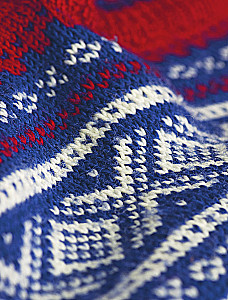 Cut Jacquard Knitting. Norwegian Motifs