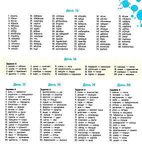 Exercise Book for the Russian Language. Improving Literacy. Memorizing Vocabulary Words. 1-2 Grade