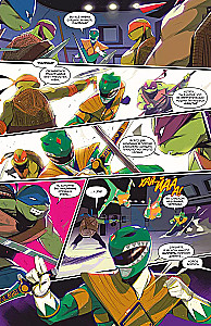 Mighty Rangers. Power Morpher and Teenage Mutant Ninja Turtles