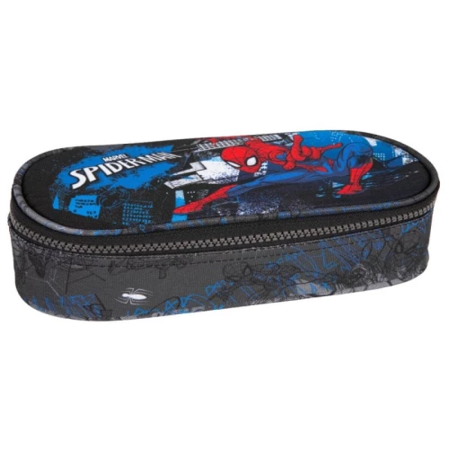Pencil case with 2 compartments and accessories Coolpack Jumper 2 - Spiderman