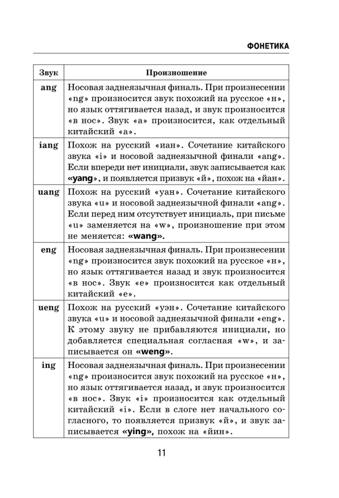 All the Rules of the Chinese Language in Schemes and Tables