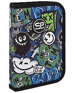 Pencil case with 1 compartment without equipment Coolpack Clipper - Monster team