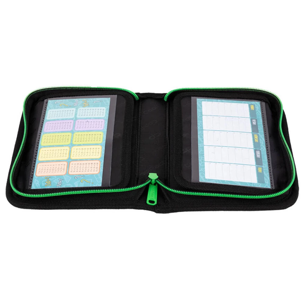 Pencil case with 1 compartment without equipment Coolpack Clipper - Monster team