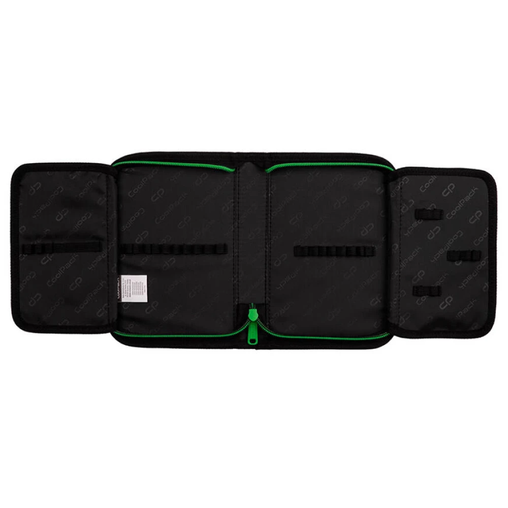 Pencil case with 1 compartment without equipment Coolpack Clipper - Monster team