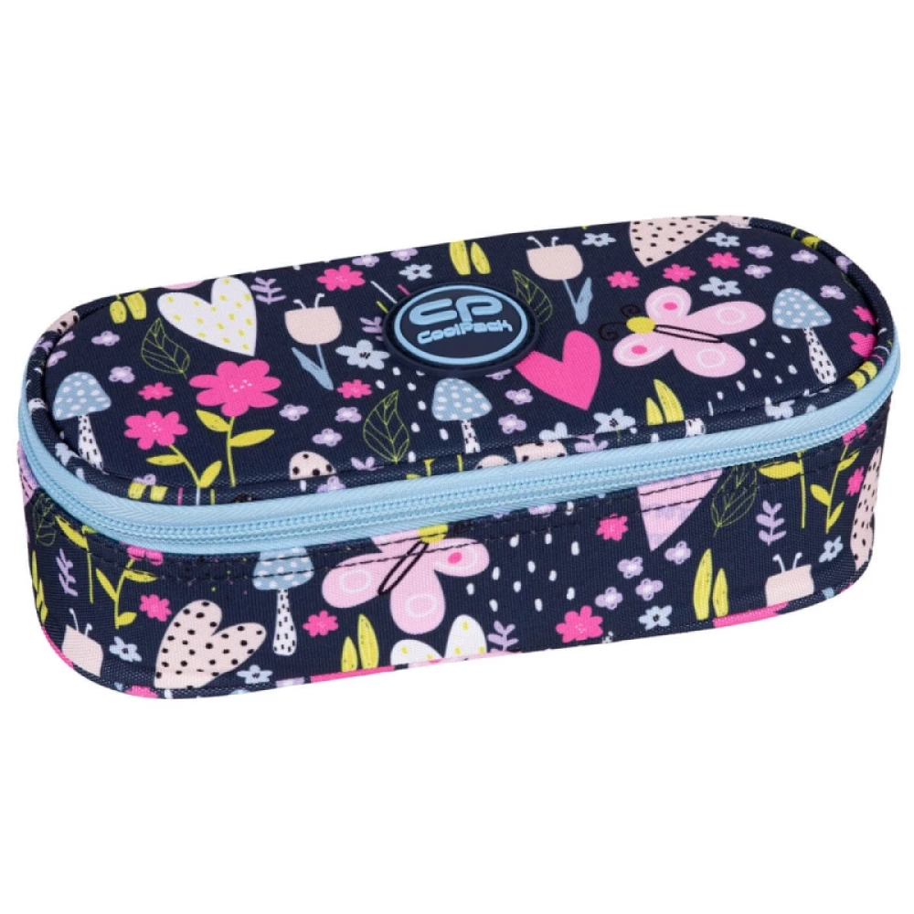 Pencil case with 1 compartment without equipment Coolpack CAMPUS - In the garden