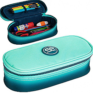 Pencil case with 1 compartment without equipment Coolpack Clipper - Gradient blue lagoon