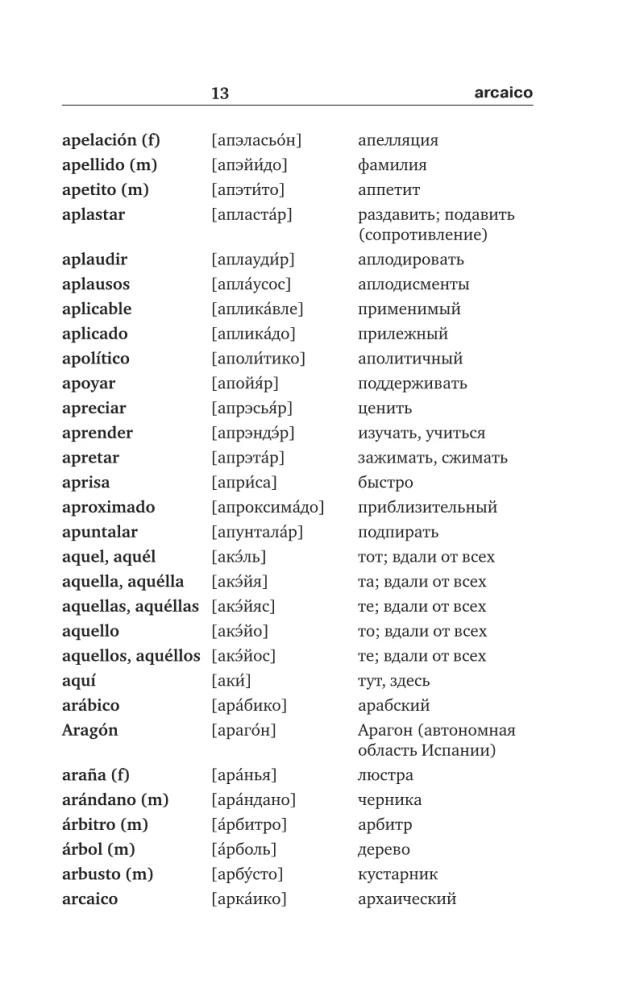 Spanish-Russian Russian-Spanish Dictionary with Pronunciation for Beginners