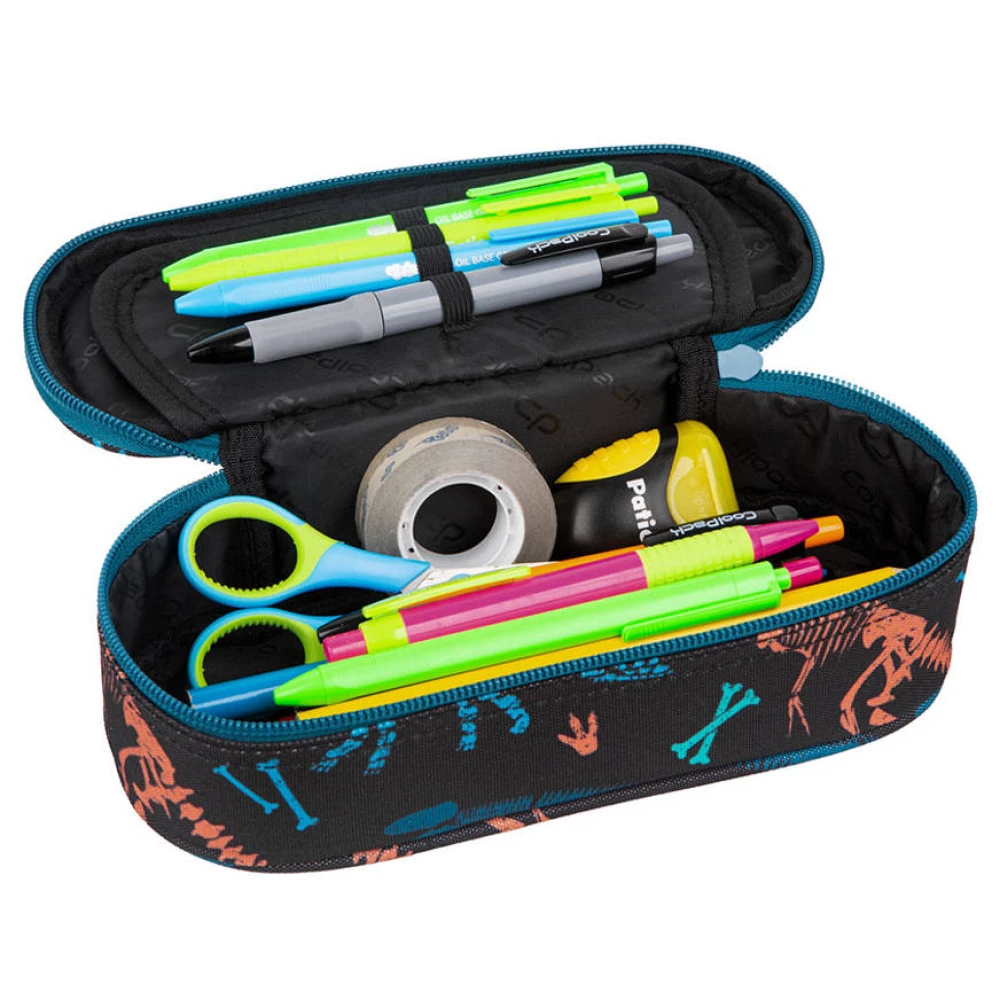 Pencil case with 1 compartment without equipment Coolpack CAMPUS Fossil