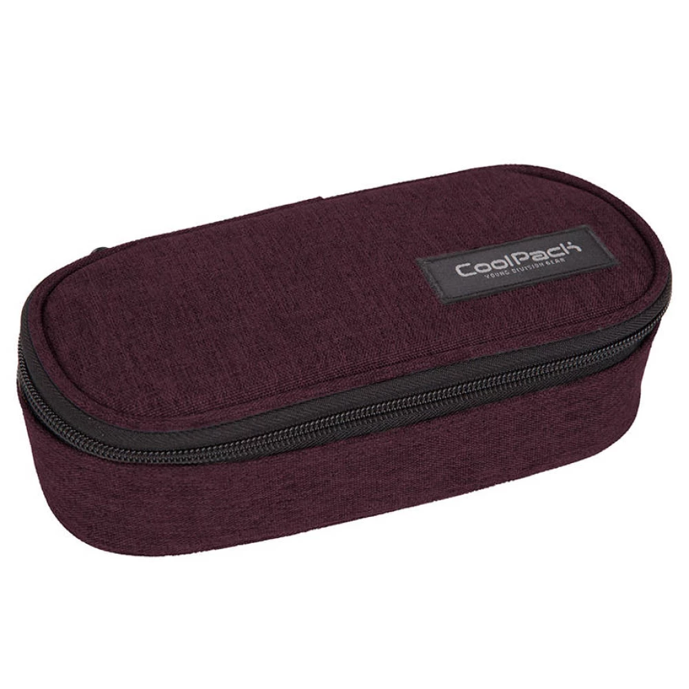 Pencil case with 1 compartment without equipment Coolpack CAMPUS - Snow plum