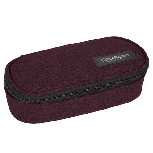 Pencil case with 1 compartment without equipment Coolpack CAMPUS - Snow plum