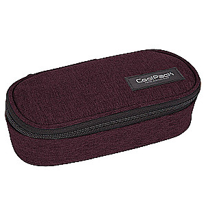 Pencil case with 1 compartment without equipment Coolpack CAMPUS - Snow plum