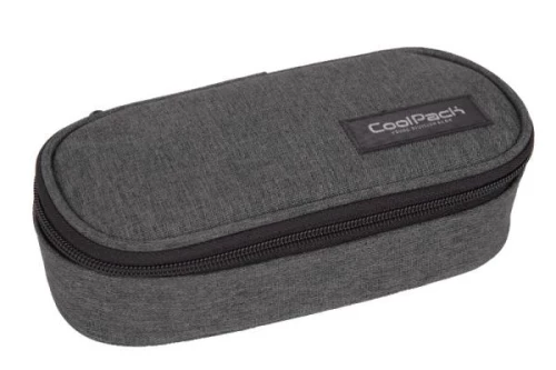 Pencil case with 1 compartment without equipment Coolpack CAMPUS - Snow grey