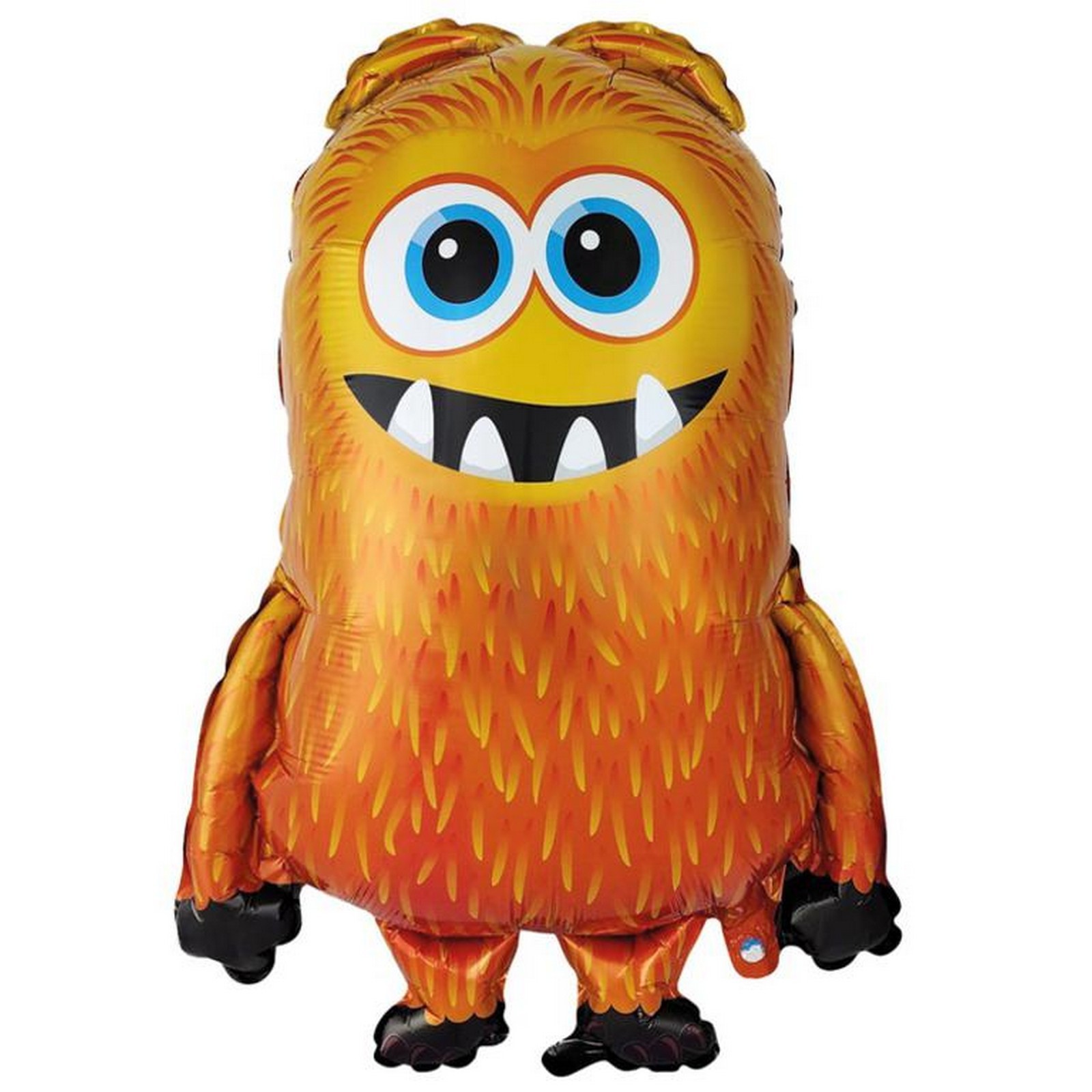 Foil Balloon - Monster (orange)