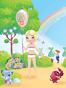 Dress Up the Princess. On a Walk