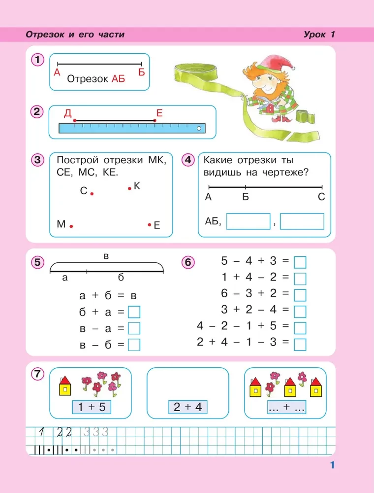 Mathematics. Grade 1. Educational Aid. In 3 Parts. Part 2