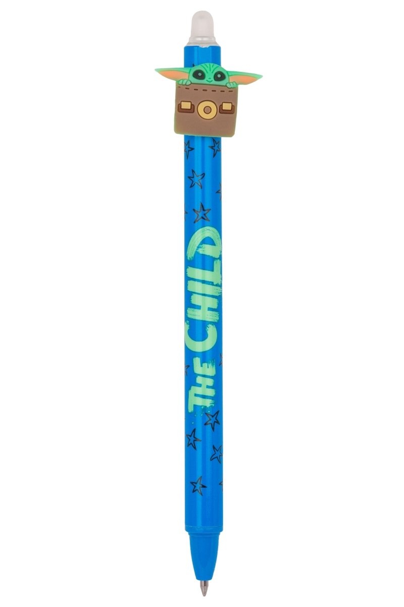 Niebieski długopis żelowy Baby Yoda