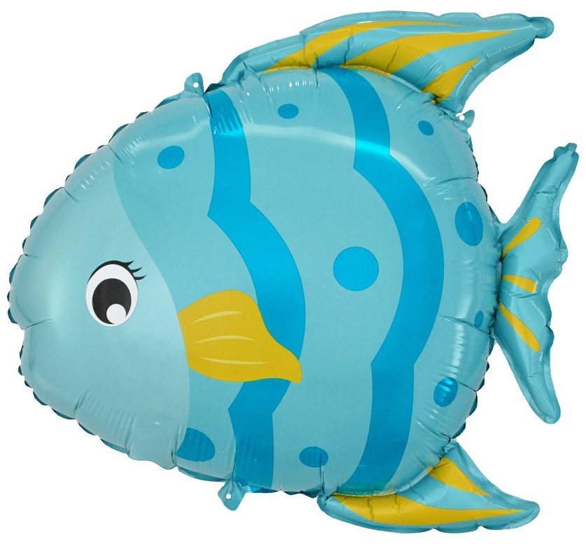 Balon foliowy 47x44 cm. Rybka