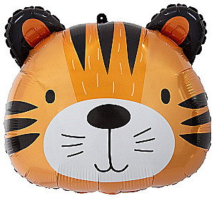 Foil Balloon 41x36cm. Tiger