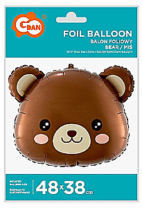 Foil Balloon 48x38cm. Teddy Bear