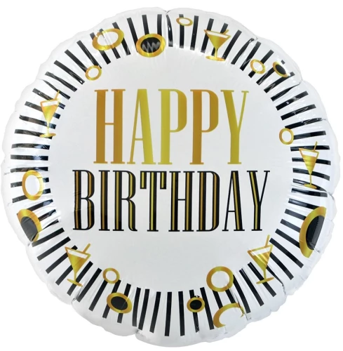 Foil Balloon 18"/ 46 cm. Happy Birthday