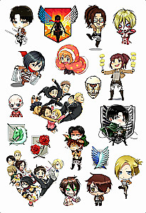 Sticker Attack on Titans 01