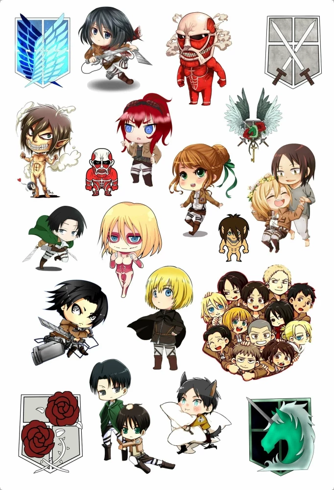 Sticker Attack on Titans 01