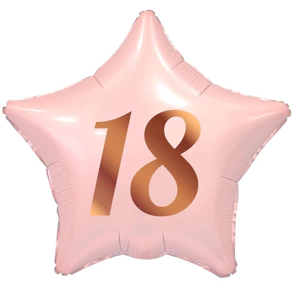 Foil Balloon Star 18 Pink