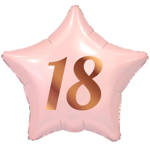 Foil Balloon Star 18 Pink