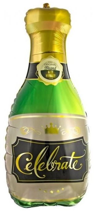 Balon foliowy - Butelka szampana