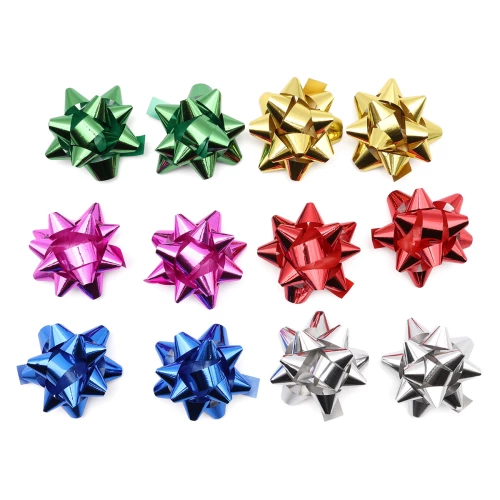 Star Bow 5 cm, Assorted