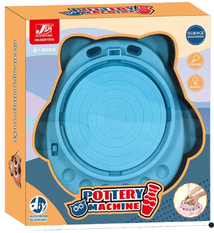 Pottery Wheel "Pottery Machine" with clay and paints