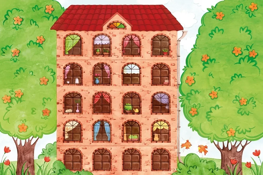 Teddy Bear in the House. A game to help cope with feelings