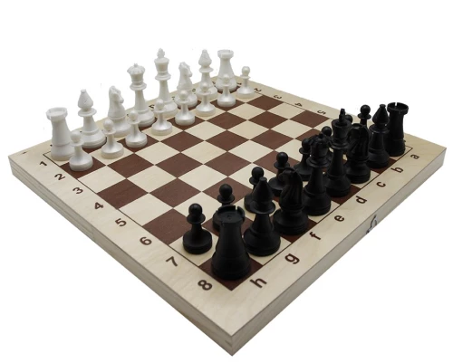 Chess Grandmaster Plastic (d38) in Wooden Board