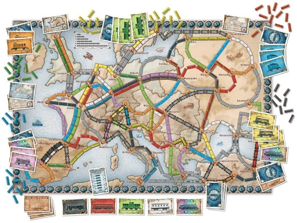 Настольная игра - Ticket to Ride. Европа