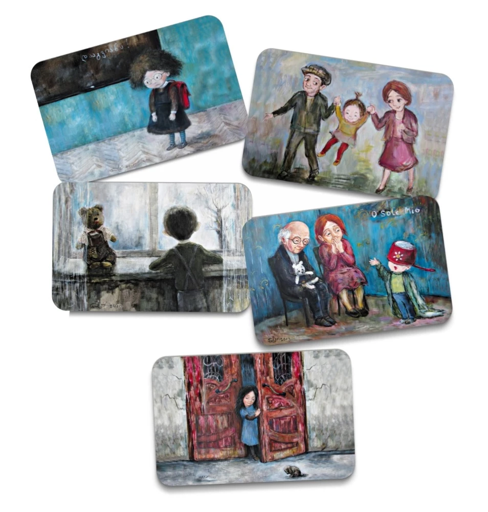 Metaphorical cards - From the chest of the past. A metaphor for childhood experiences