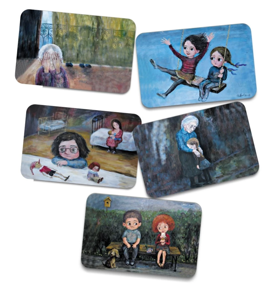 Metaphorical cards - From the chest of the past. A metaphor for childhood experiences