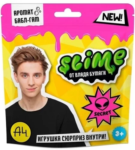 Slime Making Kit - Slime. Vlad A4, Pink, 80 g