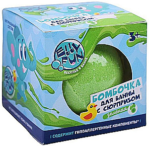 ELLYFUN Bath Bomb with Surprise. Green Color