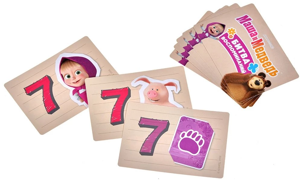 Brettspiel - Masha und der Bär: Kampf der Erinnerungen