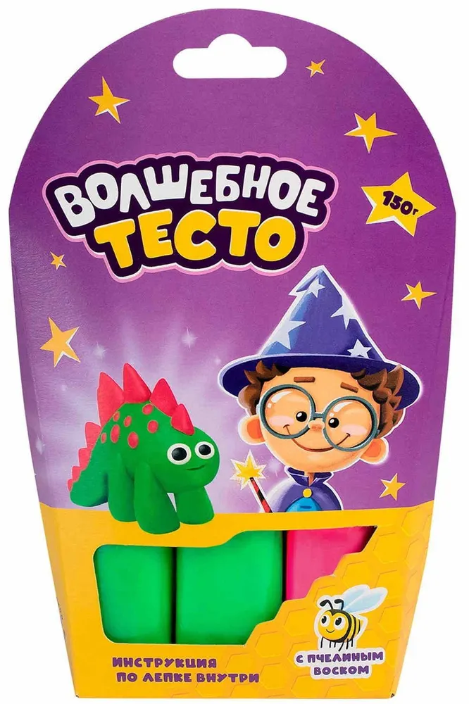 Modeling Dough - Green Dinosaur, 150 g